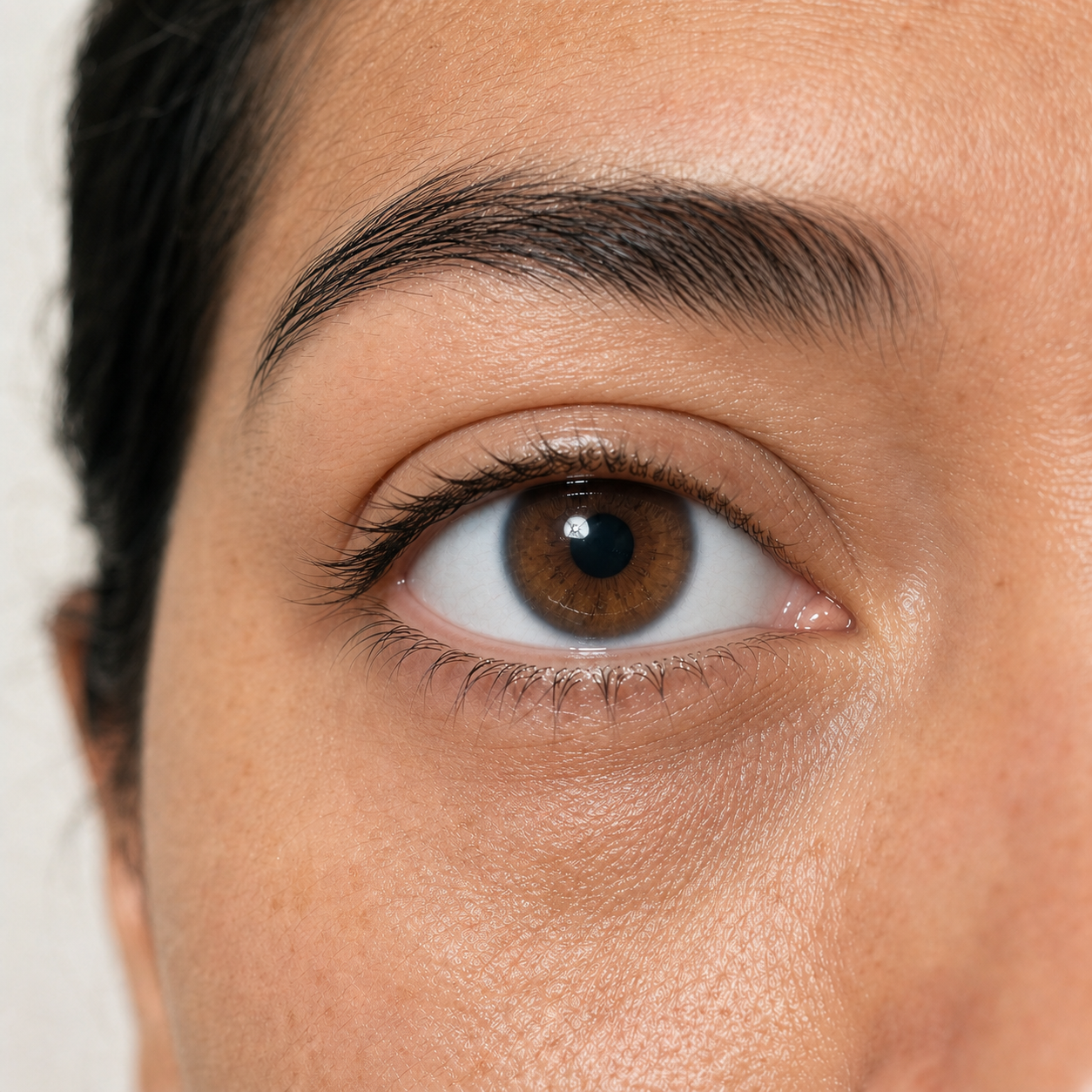 After eye dryness and redness are relieved
