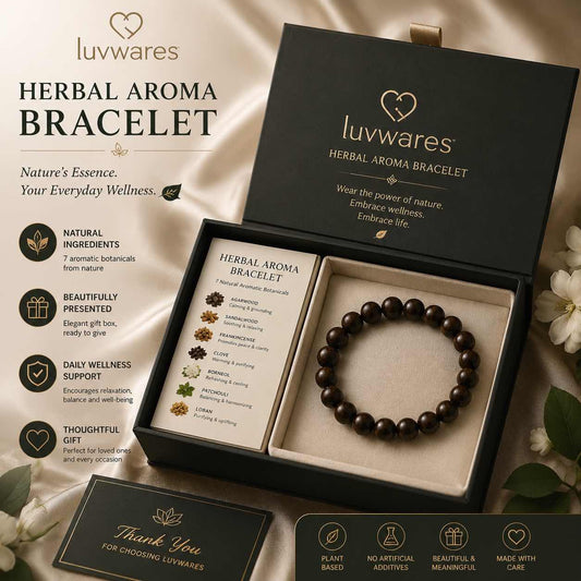 Luvwares 7-Botanical Herbal Aroma Bracelet-CU